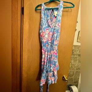 Lilly Pulitzer Romper Bahamian Rhapsody XL EUC